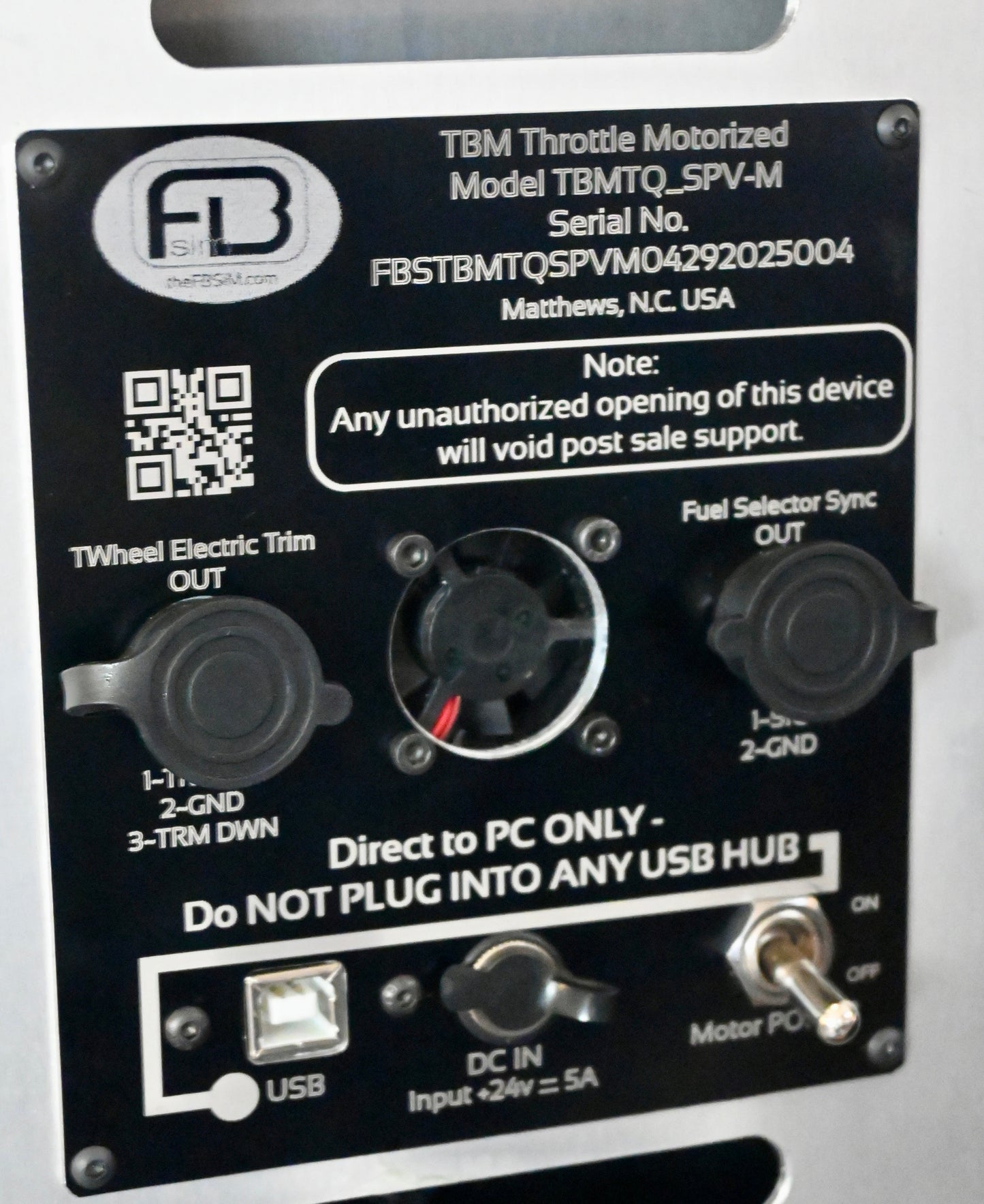TBM TQ-Moto SLPC Pedestal~XP MSFS20/24